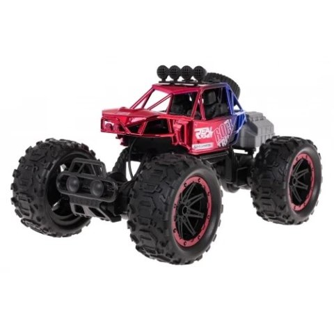 Crawler REAL ROCK z Funkcją Dymu R/C Czerwony Crawler REAL ROCK z Funkcją Dymu R/C Czerwony