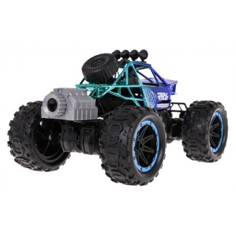 Crawler REAL ROCK z Funkcją Dymu R/C Niebieski Crawler REAL ROCK z Funkcją Dymu R/C Niebieski