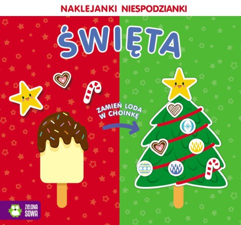Naklejanki niespodzianki. Święta Naklejanki niespodzianki. Święta