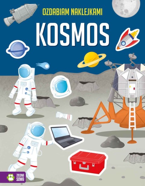 Ozdabiam naklejkami. Kosmos