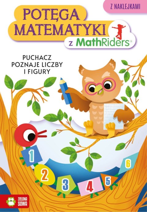 Potęga matematyki z Math riders. Puchacz poznaje liczby i figury