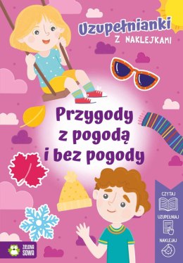 Uzupełnianki z naklejkami. Przygody z dżungli i oceanu