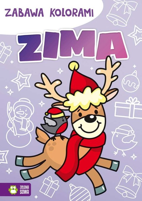 Zabawa kolorami. Zima Zabawa kolorami. Zima