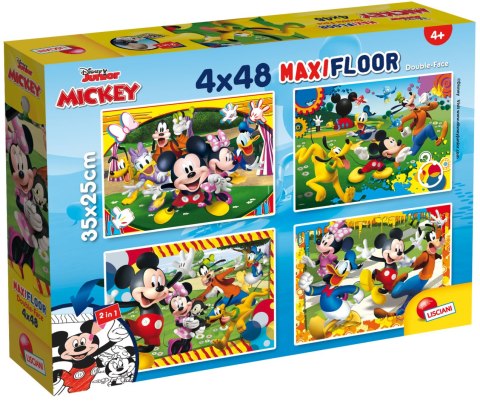 LISCIANI PUZZLE SUPERMAXI 4 X 48 EL. MYSZKA MIKI LISCIANI PUZZLE SUPERMAXI 4 X 48 EL. MYSZKA MIKI