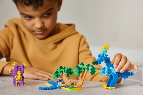PLUS-PLUS NAUCZ SIĘ BUDOWAĆ DINOZAURY - 500 ELEMENTÓW PLUS-PLUS NAUCZ SIĘ BUDOWAĆ DINOZAURY - 500 ELEMENTÓW