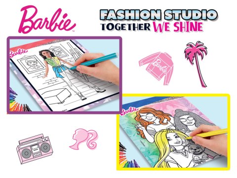 LISCIANI BARBIE SKETCH BOOK TOGETHER FASHION STUDIO LISCIANI BARBIE SKETCH BOOK TOGETHER FASHION STUDIO