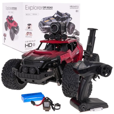 MEGA Crawler PIONEER Z Kamerą Czerwony MEGA Crawler PIONEER Z Kamerą Czerwony