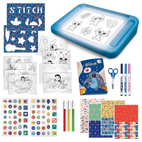 LISCIANI STITCH SZKOŁA RYSOWANIA Z TABLICĄ LED LISCIANI STITCH SZKOŁA RYSOWANIA Z TABLICĄ LED