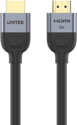 Unitek Kabel HDMI 2.1 8K 60Hz, czarny, 3m