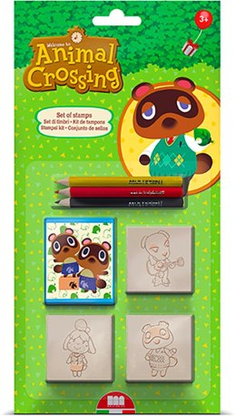 MULTIPRINT ANIMAL CROSSING PIECZATKI BLISTER 3 SZT