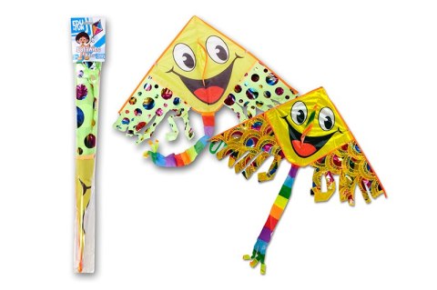 Duży Mega Latawiec Dla Dzieci Uśmiech Kolory 89 CM Duży Mega Latawiec Dla Dzieci Uśmiech Kolory 89 CM