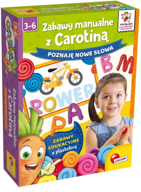 LISCIANI CAROTINA ZABAWY MANUALNE Z CAROTINĄ - SŁÓWKA LISCIANI CAROTINA ZABAWY MANUALNE Z CAROTINĄ - SŁÓWKA