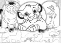 LISCIANI DISNEY PUZZLE MAXIFLOOR 4 X 48 KRÓL LEW
