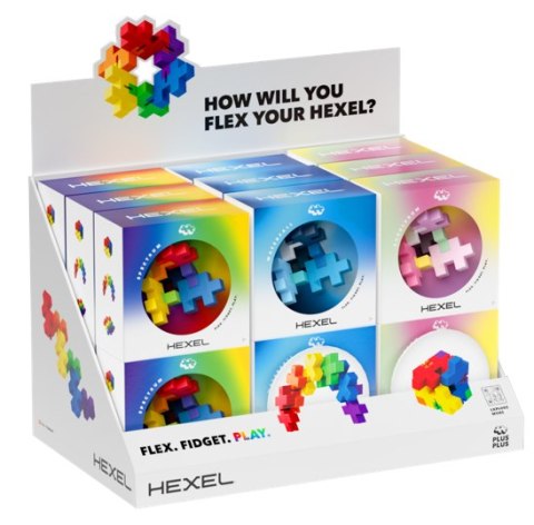 PLUS-PLUS HEXEL DISPLAY PLUS-PLUS HEXEL DISPLAY