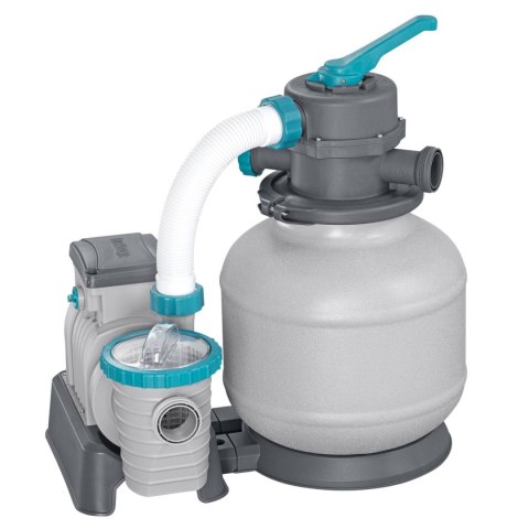Piaskowa Pompa Filtrująca do basenów BESTWAY 8327 l/h + Złączki + Węże Piaskowa Pompa Filtrująca do basenów BESTWAY 8327 l/h + Złączki + Węże