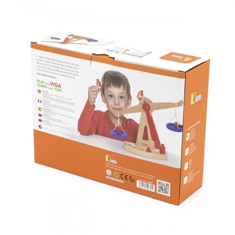 WAGA SKLEPOWA DREWNIANA RÓWNOWAŻNA VIGA TOYS WAGA SKLEPOWA DREWNIANA RÓWNOWAŻNA VIGA TOYS