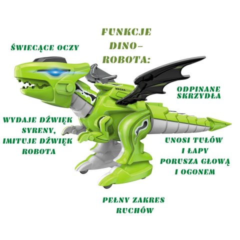 DINOZAUR ZDALNIE STEROWANY REX CHODZI RYCZY PILOT DINOZAUR ZDALNIE STEROWANY REX CHODZI RYCZY PILOT