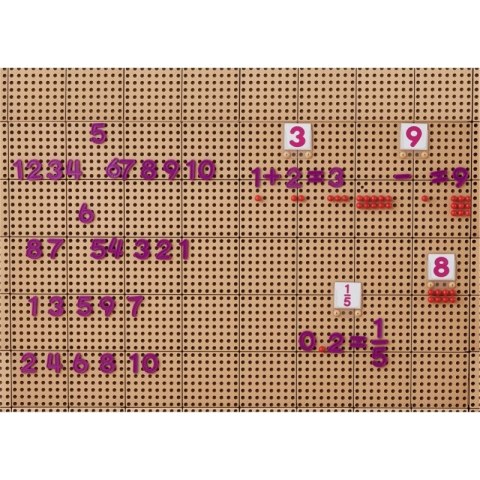 MASTERKIDZ Zestaw Cyferek i Znaków do Nauki Liczenia i Matematyki do Paneli Ściennych STEM 82 el. MASTERKIDZ Zestaw Cyferek i Znaków do Nauki Liczenia i Matematyki do Paneli Ściennych STEM 82 el.