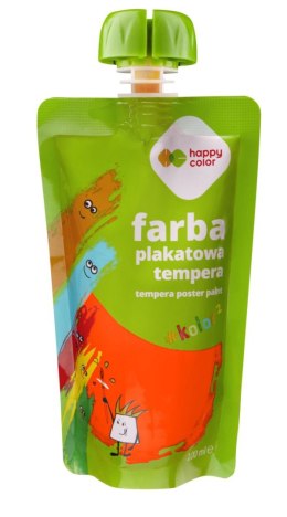 Farba plakatowa tempera 100ml neon pomarańczowy