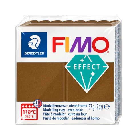 Fimo® effect masa termoutwardzalna antyczny brązowy metaliczny Staedtler Fimo® effect masa termoutwardzalna antyczny brązowy metaliczny Staedtler