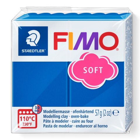 Kostka FIMO soft 57g morski masa termoutwardzalna Staedtler Kostka FIMO soft 57g morski masa termoutwardzalna Staedtler