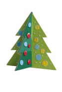 Zestaw kształtów tekturowych 3D CHRISTMAS TREE 2 szt 18 13 cm