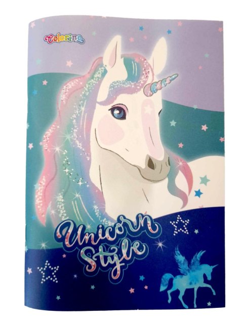 COLORINO SCHOOL - ZESZYT A5 PP - 32 K. LINIA (bm) - UNICORN /6/ COLORINO SCHOOL - ZESZYT A5 PP - 32 K. LINIA (bm) - UNICORN /6/