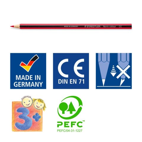 Kredki Noris colour sześciokątne 24 kol. Staedtler Kredki Noris colour sześciokątne 24 kol. Staedtler
