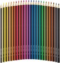 Kredki Noris colour sześciokątne 24 kol. Staedtler
