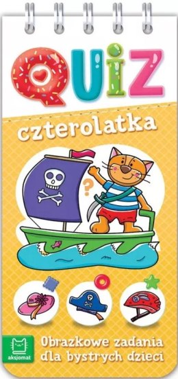 QUIZ CZTEROLATKA. OBRAZKOWE ZADANIA DLA DZIECI