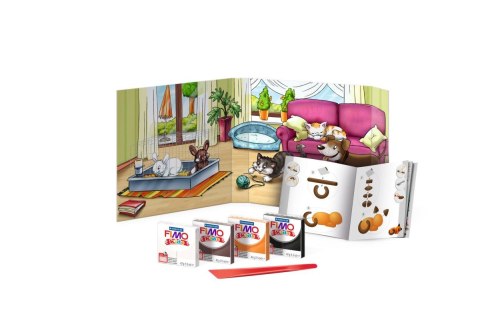 Zestaw FIMO Kids Form&Play Zwierzaki 4 x 42g + akcesoria Staedtler Zestaw FIMO Kids Form&Play Zwierzaki 4 x 42g + akcesoria Staedtler