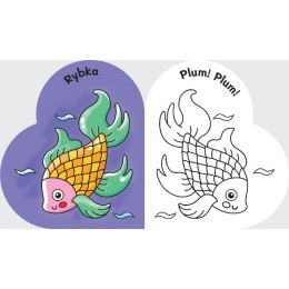 Zwierzątka. Pierwsza kolorowanka z króliczkiem