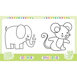 Zwierzęta. Kolorowanka malucha