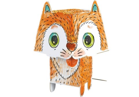 Kolorowanka CubeHead 3D, "Kot", Normal, Monumi Kolorowanka CubeHead 3D, "Kot", Normal, Monumi