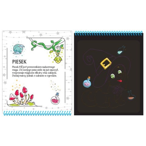 Magiczne zwierzęta. Zdrapywanka z rysikiem