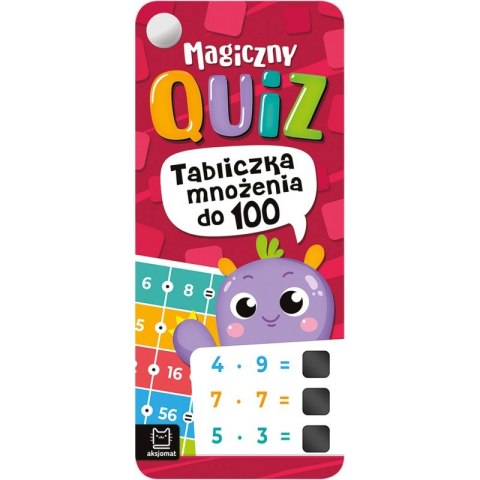 Magiczny quiz. Tabliczka mnożenia do 100. Z nitem