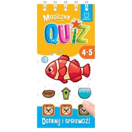 Magiczny quiz z rybką. Dotknij i sprawdź. 4-5 lat