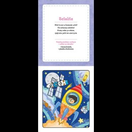 Malowanka z pisakiem wodnym. Podróże małe i duże. W kosmosie