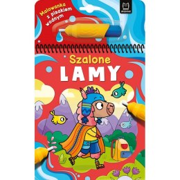 Malowanka z pisakiem wodnym. Szalone lamy