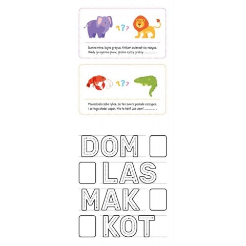 Malowanka z pisakiem wodnym. Wyrazy