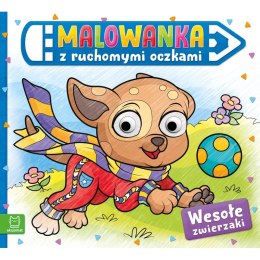 Malowanka z ruchomymi oczkami. Wesołe zwierzaki