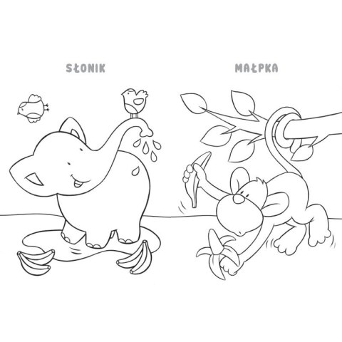 Malowanki dla malucha. Wesołe zwierzaki