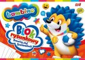 Blok rysunkowy A4 20 kartek okładka kredowana 80 g/m2 ZWIERZAKI UCZNIAKI