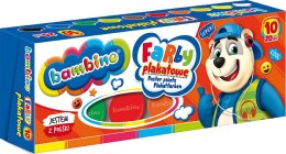 Farby plakatowe 10 kolorów 20 ml ZWIERZAKI UCZNIAKI