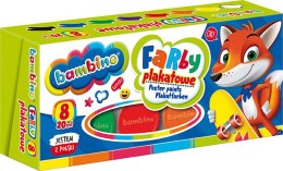 Farby plakatowe 8 kolorów 20 ml ZWIERZAKI UCZNIAKI