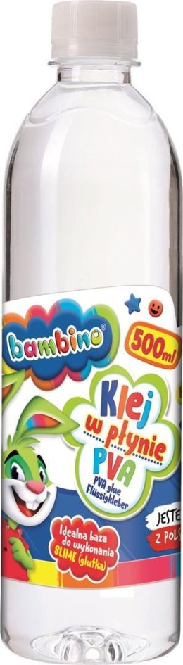 Klej w płynie PVA 500 ml ZWIERZAKI UCZNIAKI