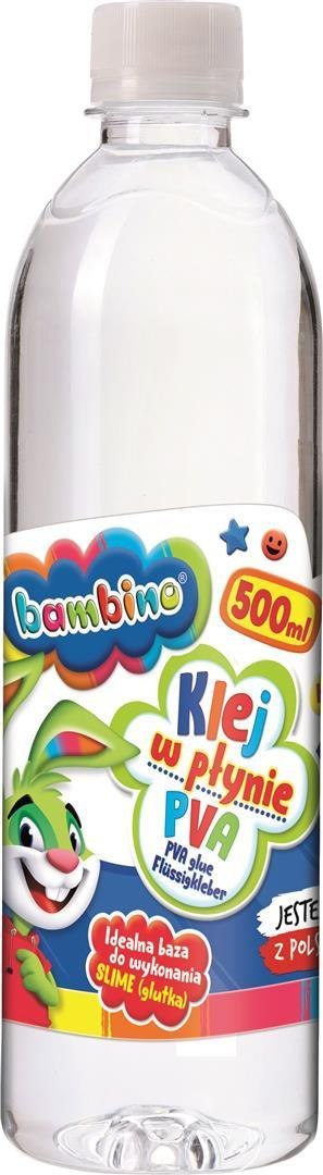 Klej w płynie PVA 500 ml ZWIERZAKI UCZNIAKI Klej w płynie PVA 500 ml ZWIERZAKI UCZNIAKI
