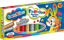 Plastelina 12 kolorów 15 g ZWIERZAKI UCZNIAKI