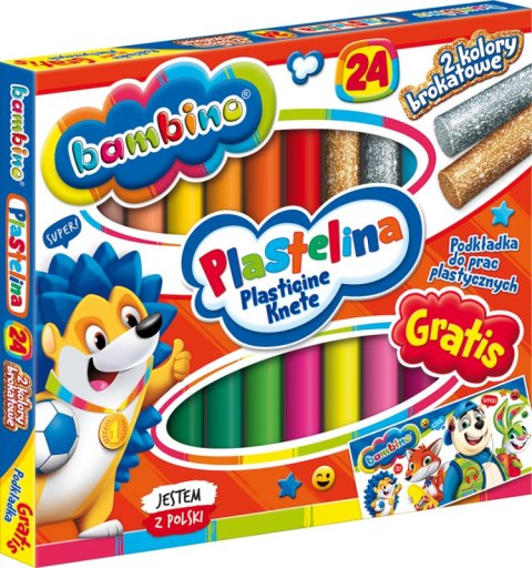 Plastelina 24 kolory 15 g ZWIERZAKI UCZNIAKI Plastelina 24 kolory 15 g ZWIERZAKI UCZNIAKI