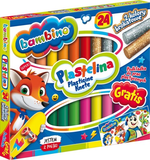 Plastelina 24 kolory 15 g ZWIERZAKI UCZNIAKI Plastelina 24 kolory 15 g ZWIERZAKI UCZNIAKI